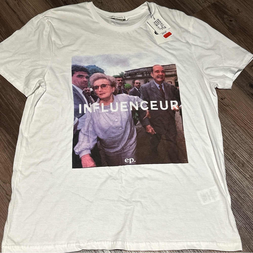 Eleven Paris White Influencer Graphic Tee